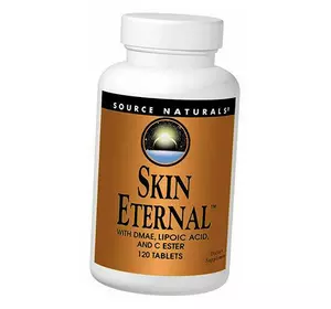 Комплекс для оздоровления кожи, Skin Eternal with DMAE, Source Naturals  120таб (72355031)