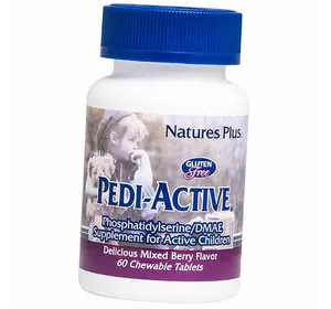 Добавка для активных детей, Pedi-Active, Nature's Plus  120таб Ягодный микс (72375014)