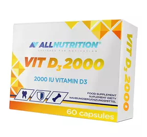 Витамин Д3, Vitamin D3 2000, All Nutrition  60капс (36003006)
