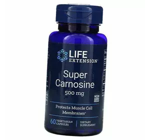 Карнозин, Super Carnosine 500, Life Extension  60вегкапс (72346021)