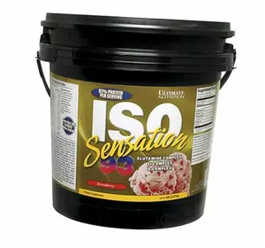 Изолят Сывороточного Протеина, ISO Sensation, Ultimate Nutrition  2270г Клубника (29090001)