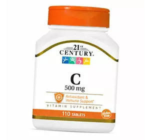 Витамин С, Аскорбиновая кислота, Vitamin C 500, 21st Century  110таб (36440064)
