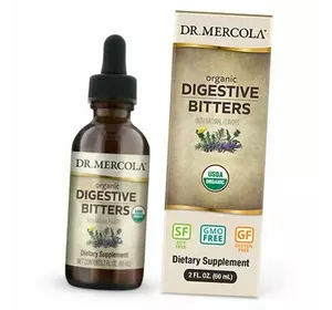 Растительные экстракты для пищеварения, Organic Digestive Bitters, Dr. Mercola  60мл (71387015)