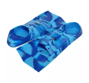 Ласты для тренировок в бассейне короткие с закрытой пяткой F001 Cima  XS Сине-голубой (60437055)