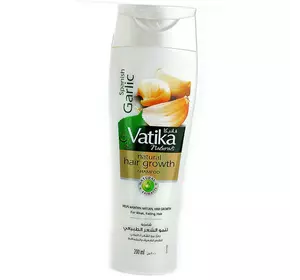 Шампунь с чесноком для слабых выпадающих волос, Vatika Garlic, Dabur  200мл  (43634002)