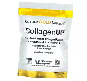 Морской коллаген с Гиалуроновой кислотой, Collagen Up, California Gold Nutrition  1000г Без вкуса (68427001)