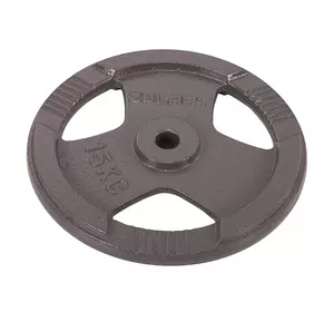 Блины (диски) стальные с хватом TA-7790 Zelart  15кг  Черный (58363159)