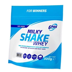 Протеин для восстановления, Сывороточный концентрат, Milky Shake Whey, 6Pak  300г Ваниль (29350003)