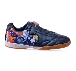 Обувь для футзала подростковая на липучке DDB22328 Owaxx  31 Темно-синий-оранжевый (57532033)