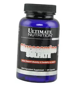 Глюкозамин Сульфат, Glucosamine Sulfate, Ultimate Nutrition  120капс (03090005)