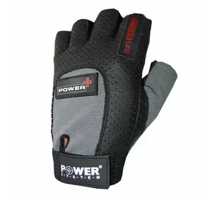 Перчатки для фитнеса и тяжелой атлетики Power Plus PS-2500 Power System  S Черно-серый (07227006)