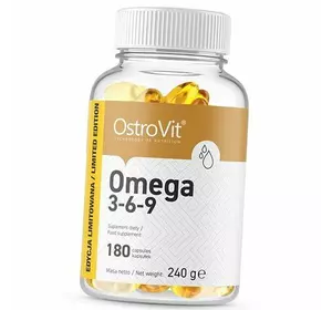Омега 3 6 9, Omega 3-6-9, Ostrovit  180капс (67250004)