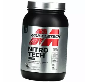 Чистый изолят сывороточного протеина, Nitro Tech Elite, Muscle Tech  998г Печенье крем (29098018)