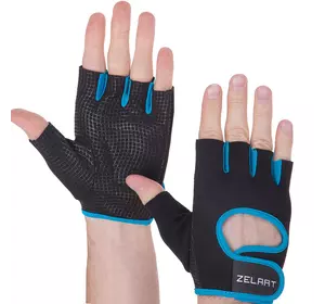 Перчатки для фитнеса MA-3885 Zelart  XS Черно-синий (07363065)