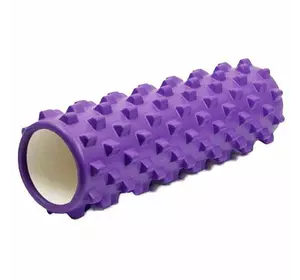 Роллер для йоги и пилатеса Rumble FI-4942 FDSO   45см Фиолетовый (33508029)