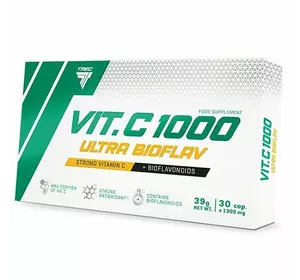Витамин С с Биофлавоноидами, Vit.C 1000 Ultra Bioflav, Trec Nutrition  30капс (36101023)