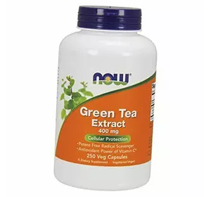 Зеленый чай экстракт, Green Tea Extract 400, Now Foods  250вегкапс (71128143)