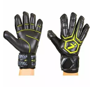 Перчатки вратарские с защитными вставками FB-905 No branding  8 Черно-желтый (57429065)