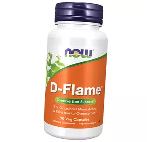 Поддержка при переутомлении, D-Flame, Now Foods  90вегкапс (71128170)