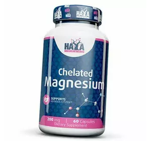 Магний Хелат, Chelated Magnesium 200, Haya  60капс (36405017)