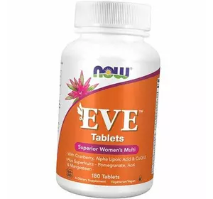 Витамины для женщин Ева, Eve Tabs, Now Foods  180таб (36128273)