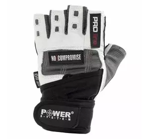 Перчатки для фитнеса и тяжелой атлетики No Compromise PS-2700 Power System  XL Серо-белый (07227015)