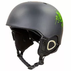 Шлем горнолыжный MS-6289 FDSO  L Черно-салатовый (60508030)