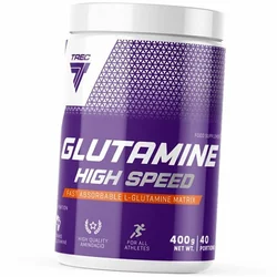 Л Глютамин в порошке, L-Glutamine High Speed, Trec Nutrition  400г Апельсин-грейпфрут (32101003)