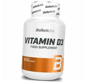 Витамин Д3, Vitamin D3, BioTech (USA)  120таб (36084035)