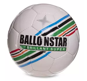 Мяч футбольный Brillant Super FB-5415-2 Ballonstar  №5 Белый (57566015)