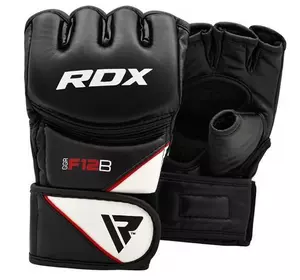 Перчатки ММА RDX Rex Leather RDX Inc  M Черный (37260034)