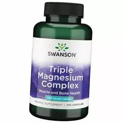 Комплекс Магния, Triple Magnesium Complex, Swanson  30капс (36280072)