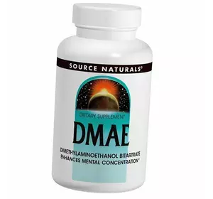 Диметиламиноэтанол, DMAE, Source Naturals  100капс (72355009)