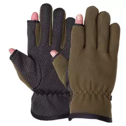 Перчатки для охоты и рыбалки перчатки спиннингиста BC-9241 FDSO  L Оливковый (07508048)