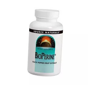 Экстракт Черного перца, BioPerine, Source Naturals  120таб (71355017)