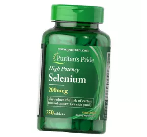 Селен высокоактивный, Selenium 200, Puritan's Pride  250вегтаб (36367068)