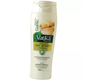 Шампунь с чесноком для слабых выпадающих волос, Vatika Garlic, Dabur  400мл  (43634002)