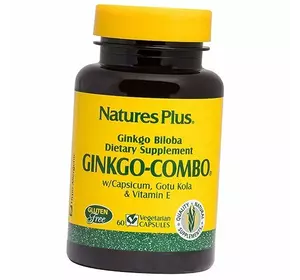 Гинкго билоба комбо комплекс, Ginkgo-Combo, Nature's Plus  60вегкапс (71375003)