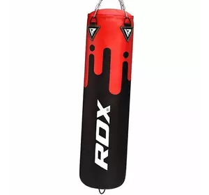 Боксерский мешок RDX Leather RDX Inc  150см Черно-красный (37260079)