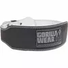 Пояс Padded Leather Belt Gorilla Wear  S/M Черно-серый (34369004)