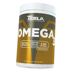 Омега 3 для сердца, Omega 3, Tesla Nutritions  60гелкапс (67580001)