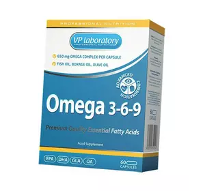 Омега 3 6 9, Omega 3-6-9, VP laboratory  60гелкапс (67099002)