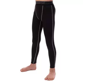 Компрессионные штаны тайтсы для спорта UA-500-1 Lidong  24 Черно-серый (06531025)
