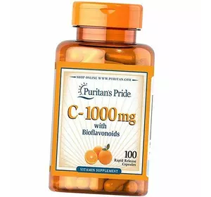 Витамин С с Биофлавоноидами, Vitamin C-1000 with Bioflavonoids, Puritan's Pride  100капс (36367019)