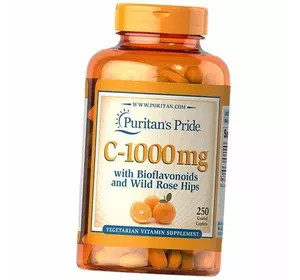 Витамин С с Биофлавоноидами и Шиповником, Vitamin C-1000 with Bioflavonoids and Rose Hips, Puritan's Pride  250каплет (36367172)