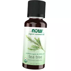 Органическое масло чайного дерева, Organic Tea Tree Oil, Now Foods  30мл  (43128024)