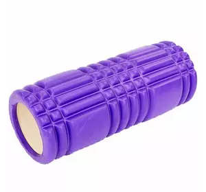 Роллер для йоги и пилатеса FI-6277 FDSO   33см Фиолетовый (33508028)