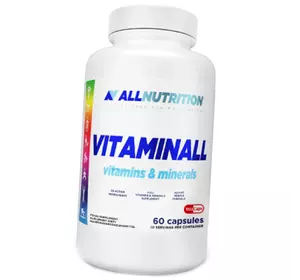 Витаминно-минеральный комплекс, Vitamin ALL Vitamins & Minerals, All Nutrition  60капс (36003002)