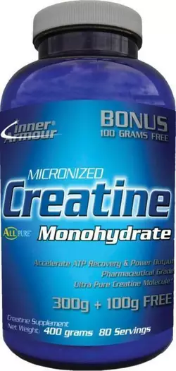 Креатин Моногидрат, Creatine Monohydrate, Inner Armour  400г Без вкуса (31097001)