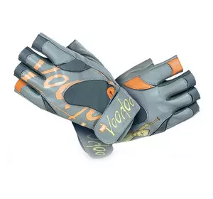 Перчатки для фитнеса MFG-921 MadMax  M Светло-серый-оранжевый (07626012)